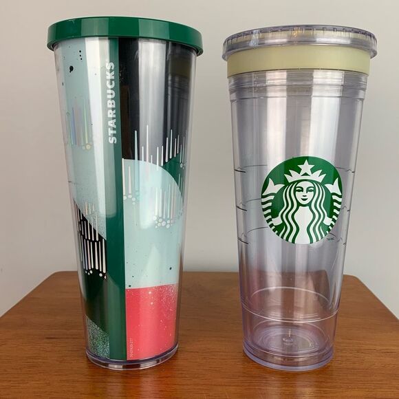 Starbucks set of 2 including Limited Edition 24oz Tumbler 2019 Holiday Season - Picture 1 of 8